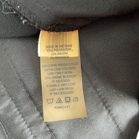 VINCE CAMUTO black dress pants size 8 - Picture 4 of 6